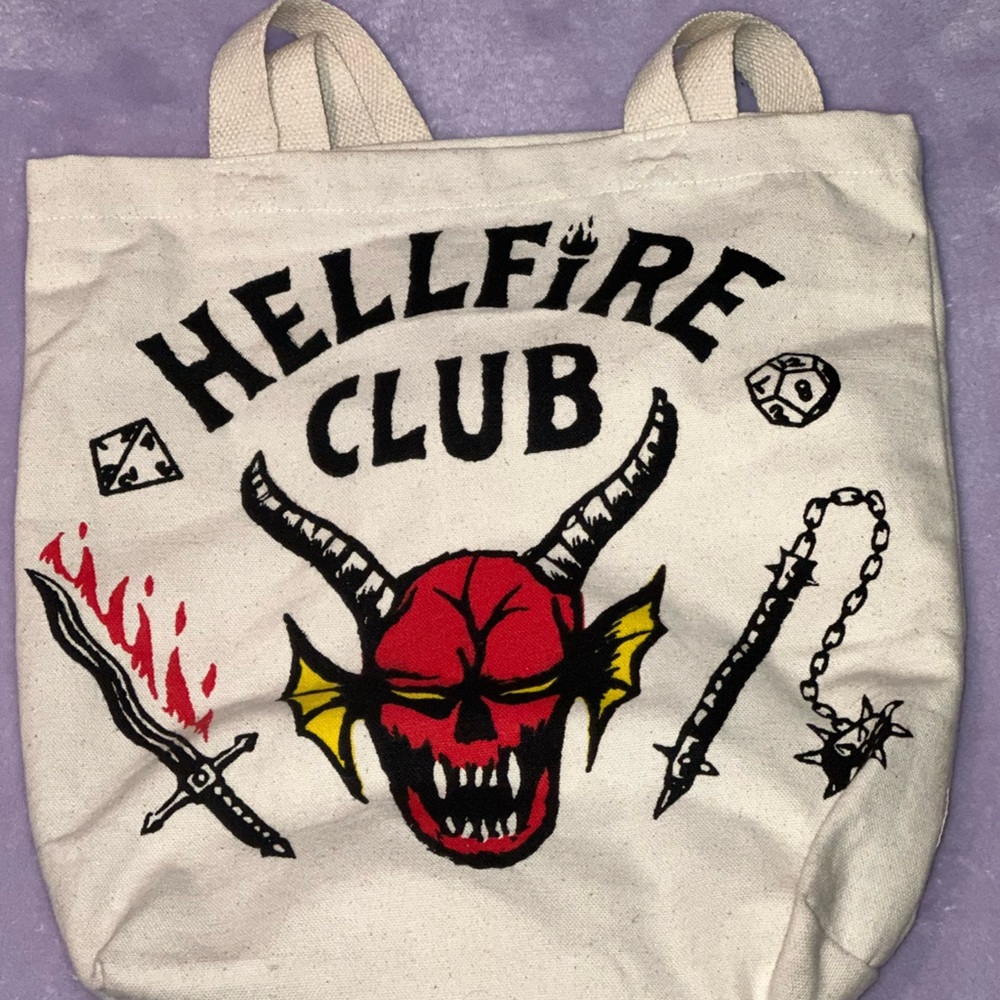 Stranger Things Hellfire Club Tote Bag